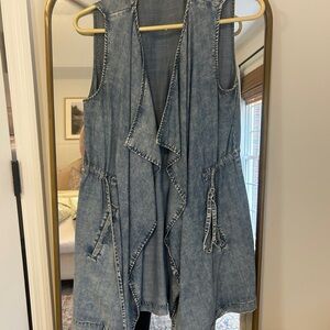 Skies Are Blue Light Denim Vest